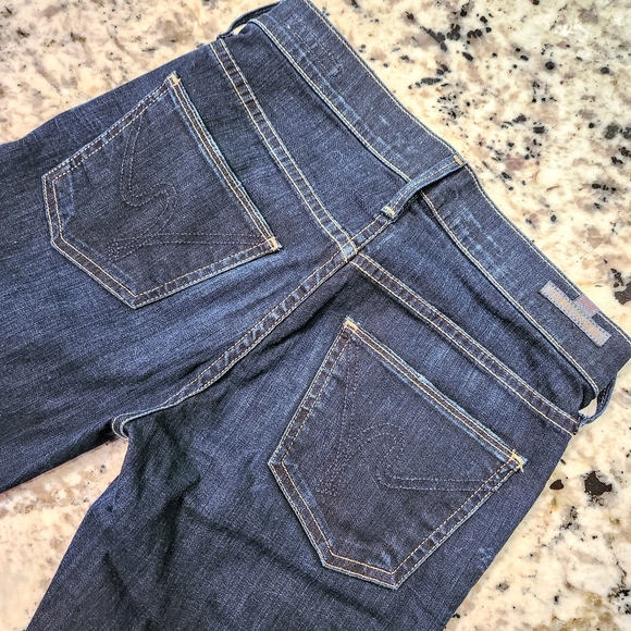 Citizen of Humanity Ava Low-rise Straight-leg Denim Jeans Size 24 - Picture 3 of 10